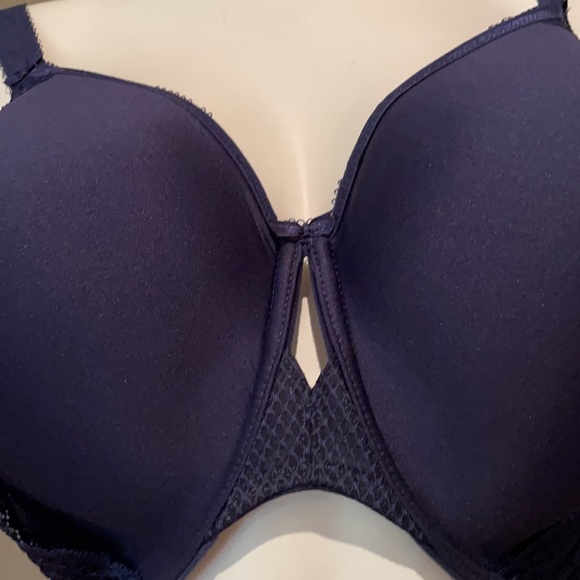 NWOT ELOMI 38K Charley underwire bra navy - Picture 5 of 9